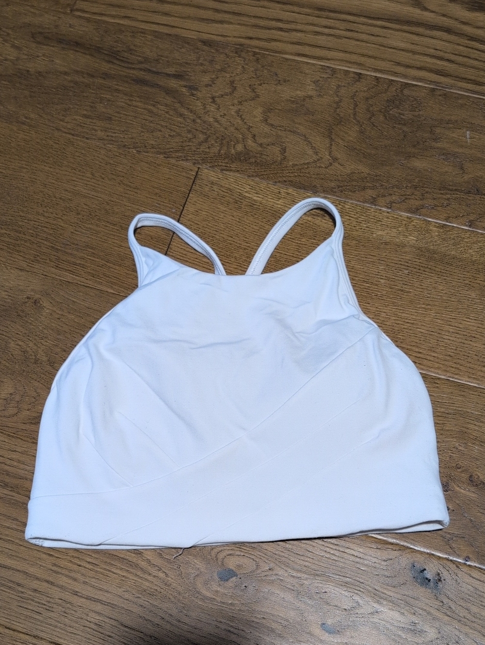Lululemon Flow Y High Neck Bra Size 2 White